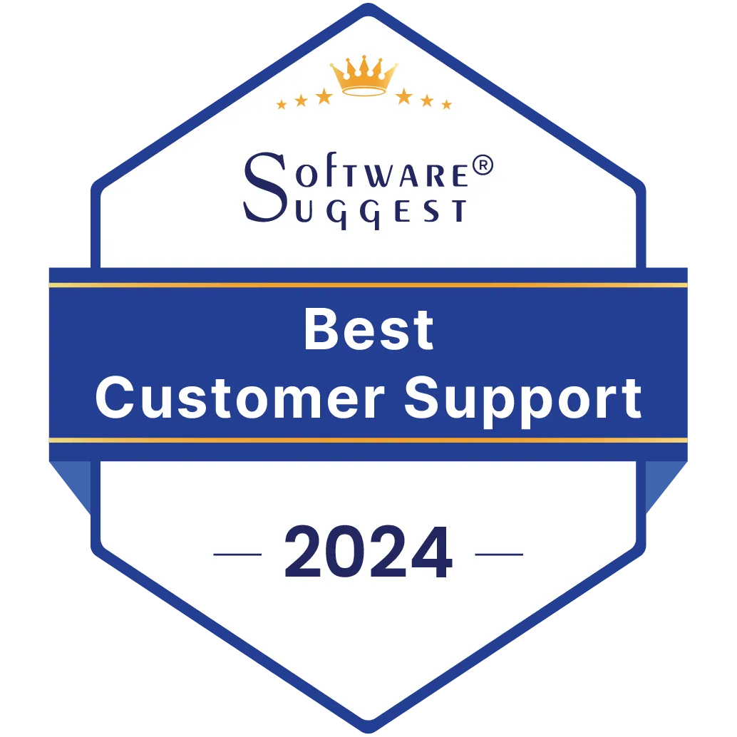 SoftwareSuggest Best Customer Support 2024