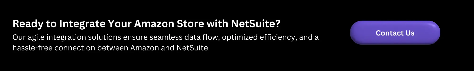 NetSuite Amazon Integration CTA