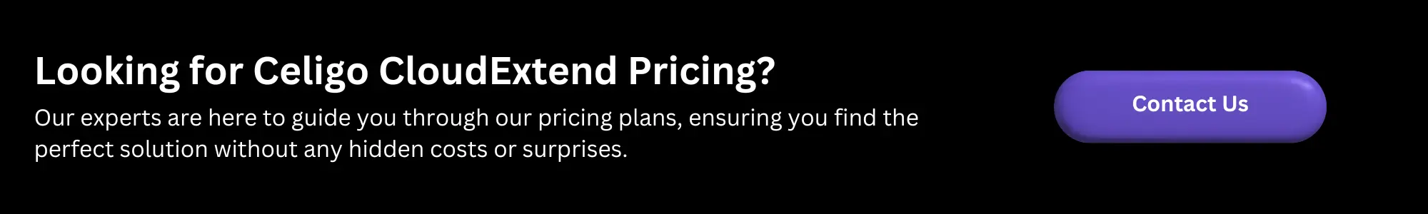 celigo cloud extend pricing cta