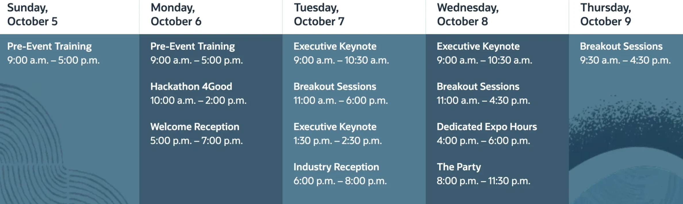 table of list of agendas of netsuite suiteworld 2025